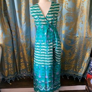 Amazing vintage silk pant jumpsuit with pockets